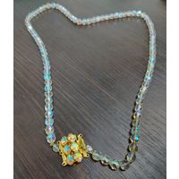 Бусы винтажные . Чешский хрусталь