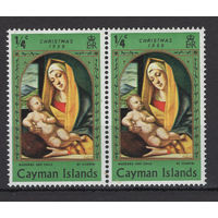 Каймановы Острова 1969** Рождество Мадонна сцепка