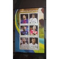 БЛОК ФУТБОЛ  ЧЕМПИОНАТ МИРА СПОРТ    MNH