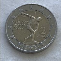 Греция 2 евро 2004 - XXVIII летние Олимпийские Игры, Афины 2004