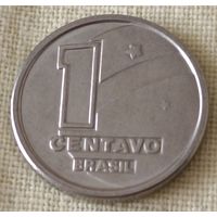 Бразилия. 1 сентаво 1989 года.