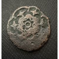 Анонимный пул, времени правления хана Джанибека, чекан Сарая ал Джедид (Цветочная розетка)