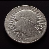 5 злотых 1933 г.  Польша. (1)  Ядвига.  Серебро. ЛЮКС