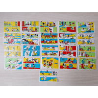 Вкладыши Дональд Donald - Walt Disney Уолт Дисней - Дональд Дак Микки Маус Минни Гуфи и др