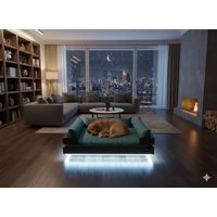 Левитирующая светящаяся лежанка для собаки