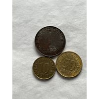 Эстония 3 монеты