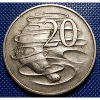 Австралия 20 центов 1966 г.