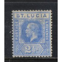 GB Колонии Сент-Люсия 1912 GV Стандарт #55*