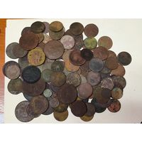 С рубля! 120 медных монет РИ от Петра до Николая
