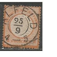 Германия(Рейх). Большой орёл. 1872г. Mi#18.