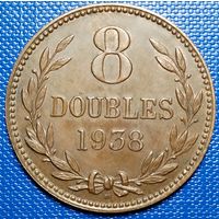 Гернси 8 дублей 1938 г.