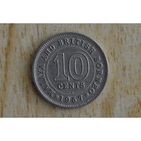 Малайя и Британское Борнео 10 центов 1957 с 1 руб