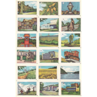 Спичечные этикетки. Сувенирный набор. 50 лет Алтайскому краю.1987 год