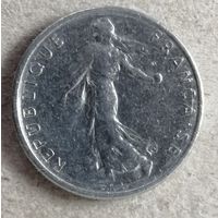 Франция 1/2 франка 1967 г., KM# 931.1