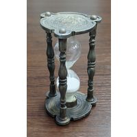 Часы песочные раритетные, металл