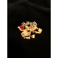 Брошь Danecraft Пекарь "Я люблю печь"