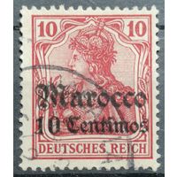 Германская почта Марокко 1911г.