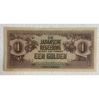 Банкнота Голландская Ост-Индия 1 Гульден 1942 Японская оккупация