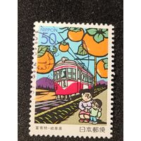 Япония, 2001. Локомотив, хурма, дети