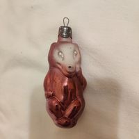 Ёлочная игрушка Волк СССР 0040