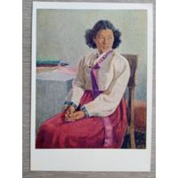 1958. Куделькин. Портрет корейской девушки Ким Ден Ок