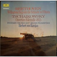 Beethoven, Tschaikowsky, Berliner Philharmoniker, Herbert von Karajan – Wellingtons Sieg Oder Die Schlacht Bei Vittoria / Ouverture Solennelle 1812