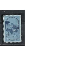 США-1960, (Мих.785),  **  ,  Работа для инвалидов   (одиночка)