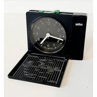 Часы будильник Braun. Сделано в Германии. Походные.