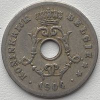 Бельгия 10 сантимов 1904 г. Belgie
