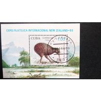 Фауна \125фа\ КУБА 1990 птицы киви