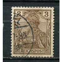 Рейх - 1900 - Аллегория Германия - 3Pf - [Mi.54] - 1 марка. Гашеная.  (Лот 57HB)-T4P51