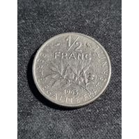 Франция 1/2 франка 1965
