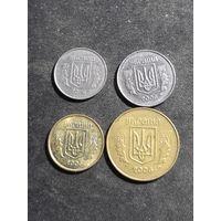 Украина 1,2,10,25 копеек 2006