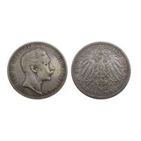 3 марки 1910 Пруссия Вильгельм