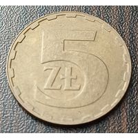 Польша 5 злотых, 1987    ( 2-7-1 )