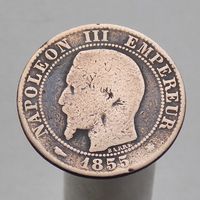 Франция 5 сантимов 1855
