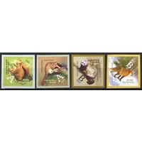 Беларусь 2007. Десятый стандартный выпуск. Стандарт. Фауна. Лиса. Белка. Енот. Соня. 4 марки (385)