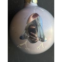 Ёлочная игрушка шарик СССР