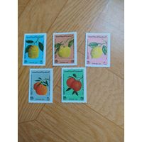 Сирия, серия марок 1977 г. Флора.