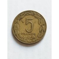 Центральная Африка 5 франков 1975