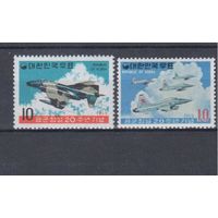 [1116] Южная Корея 1969. Армия.Военная авиация. СЕРИЯ MNH. Кат.16 е.