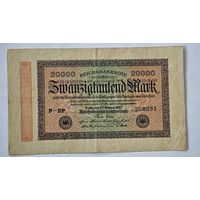 1923 год Германия 20000