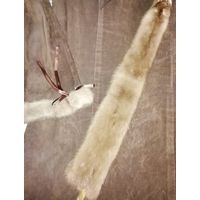 Мех натуральный норки красивого светлого цвета, нежной выделки цельным чулком