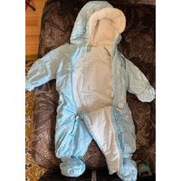 Теплый комбинезон до года (носили зимой в коляске)