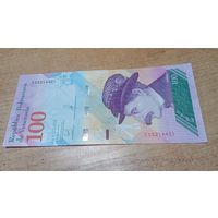100 боливаров 15,05,2018 года Венесуэлы **55214421   (Разные даты выпуска)