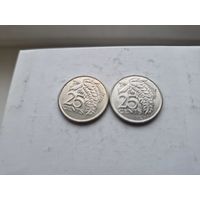 Сборный лот центов Тринидад и Тобаго. Лот состоит из 2-х монет. Монеты не чищены. 45277