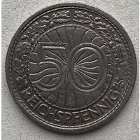 Германия 50 рейхспфеннигов 1928 г. A