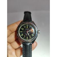 Часы Восток "Прицел" с ремешком. Восьмигранник -нержавеющая сталь.