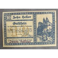 Нотгельды Австрия Мельк, 10 геллеров 1920 год