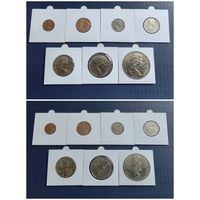 Распродажа !!! Острова Кука 7 монет (1, 2, 5, 10, 20, 50 центов, 1 доллар) 1974 г. UNC